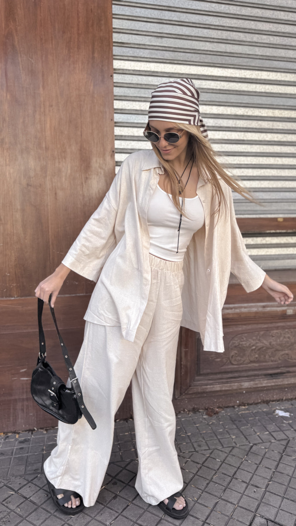 Camisa MATILDE (color cascarilla)