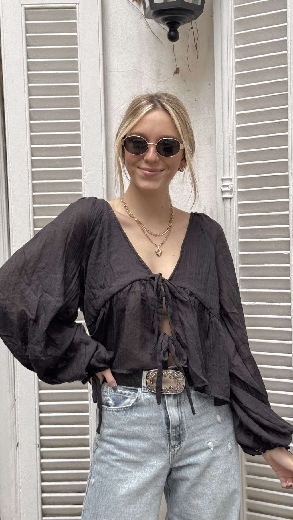 Camisa PORTOFINO (Negro)