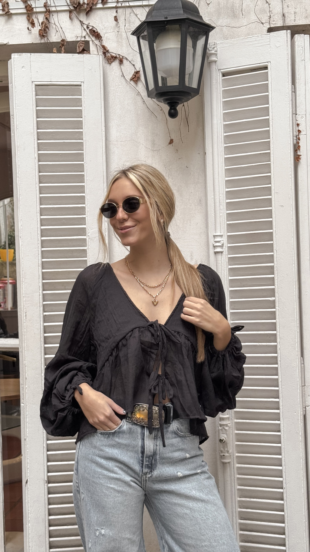 Camisa PORTOFINO (Negro)