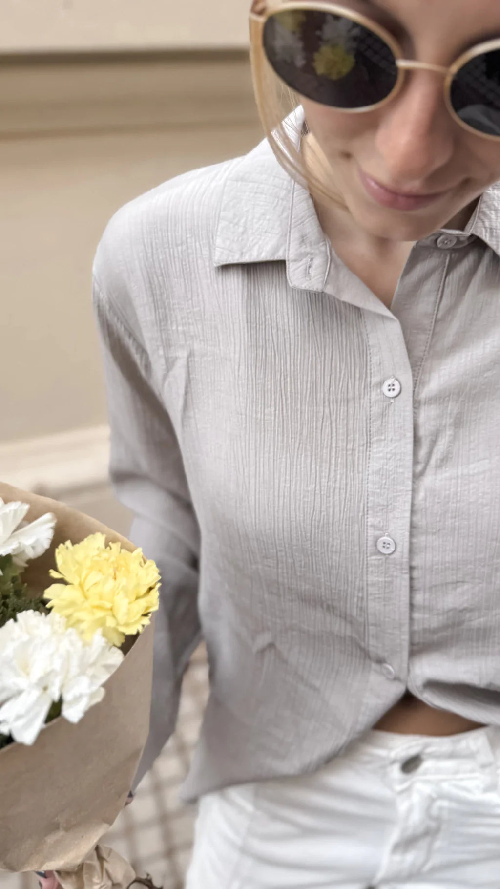 Camisa SINTRA (Cemento)