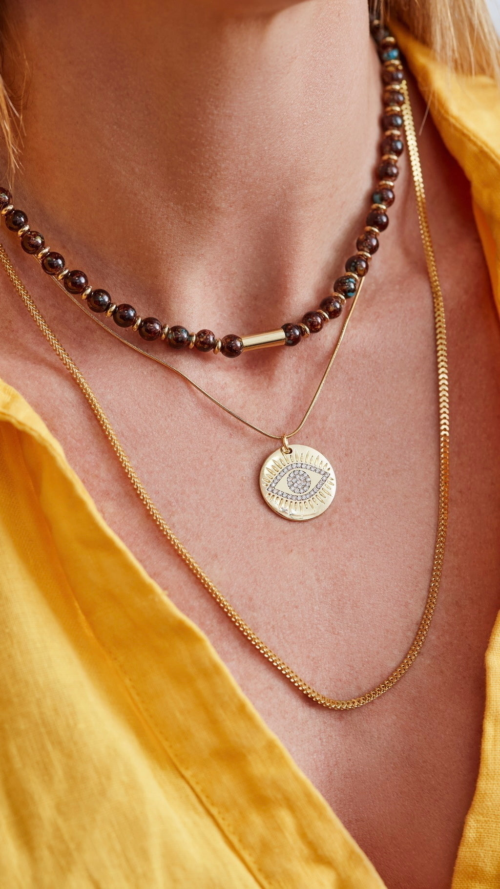 Collar VIDRIO TIERRA