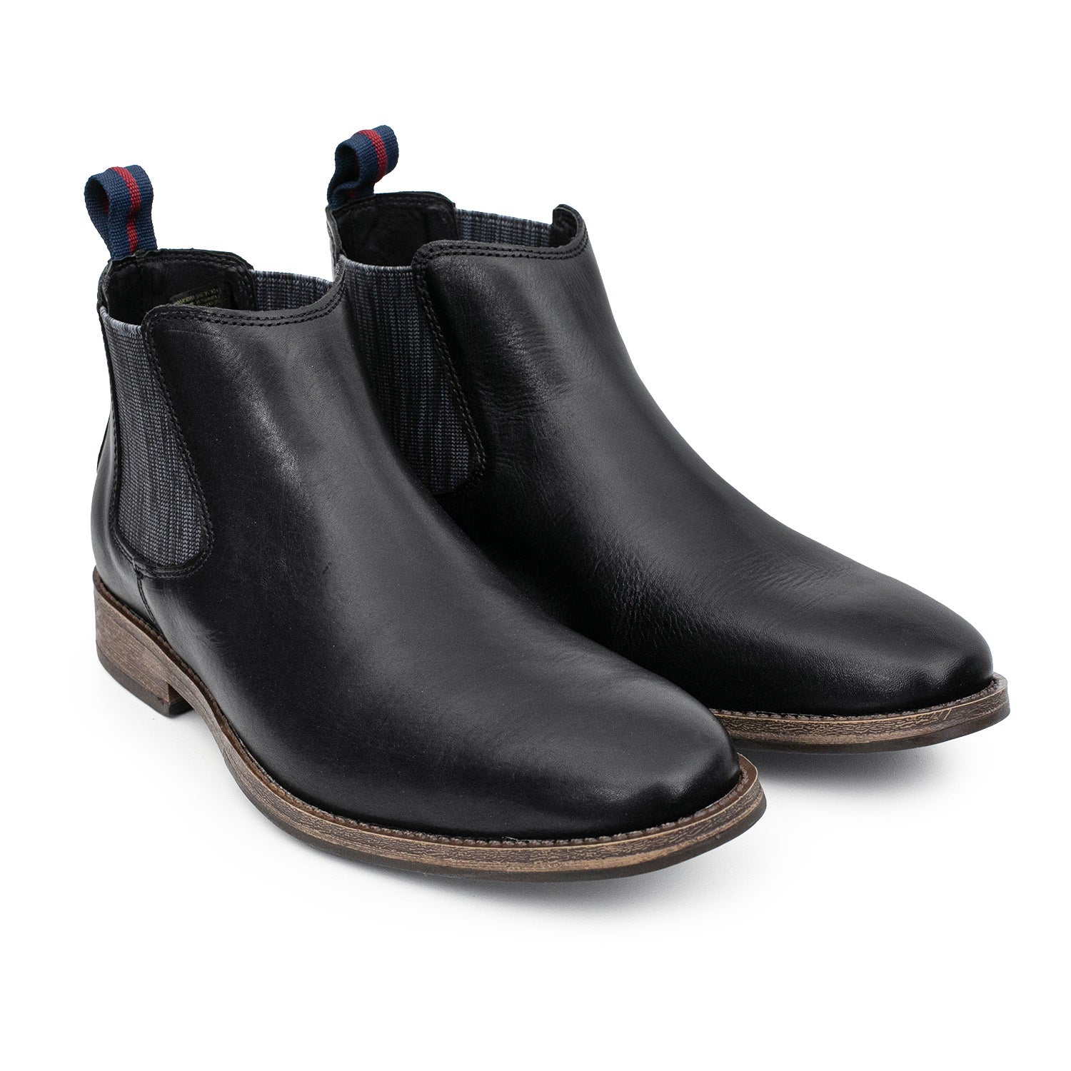 BOTA TORRES NEGRA Y BEIGE