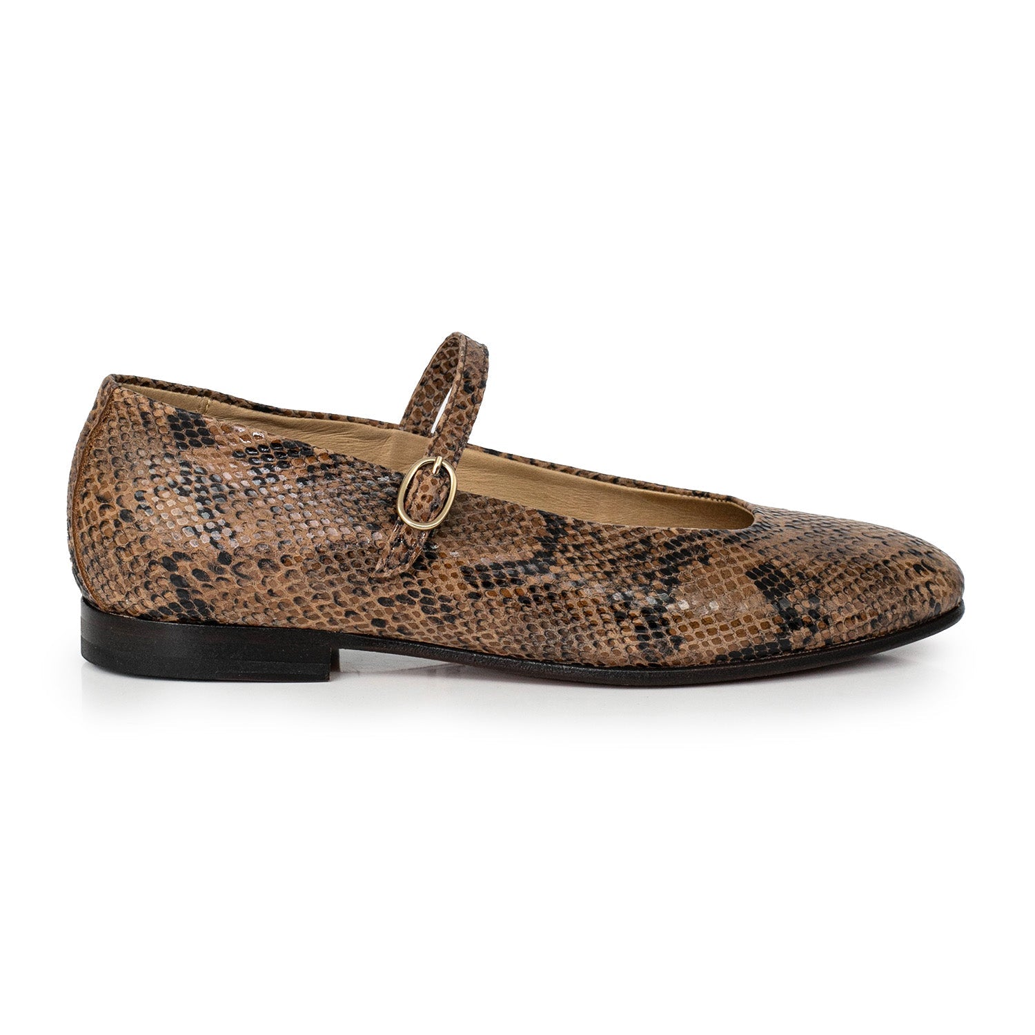 CHATITA LIRIO MARRON CROCO