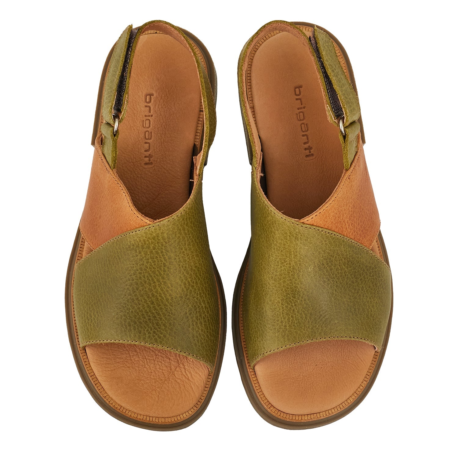 SANDALIA SONARI VERDE Y SUELA