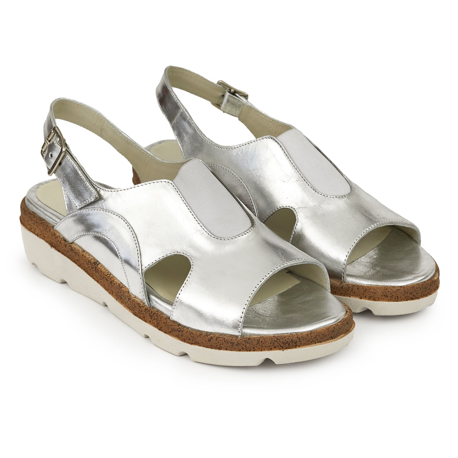 SANDALIA POLAD PLATA