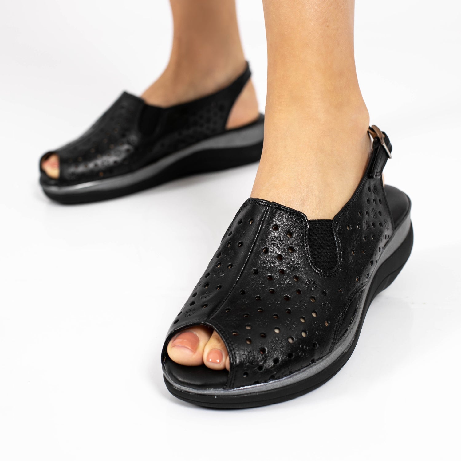 SANDALIA ATELI NEGRA