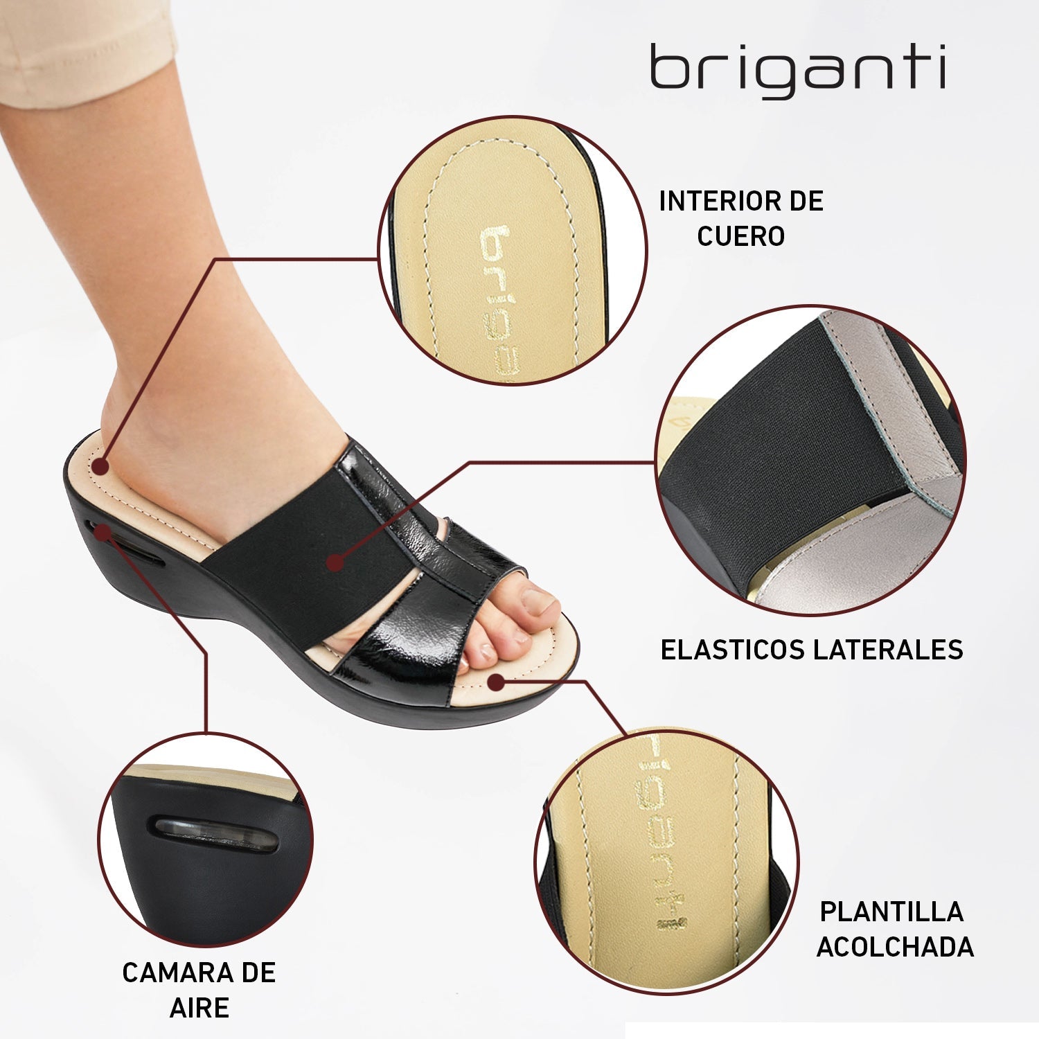 CHINELA RUBE NEGRA CHAROL