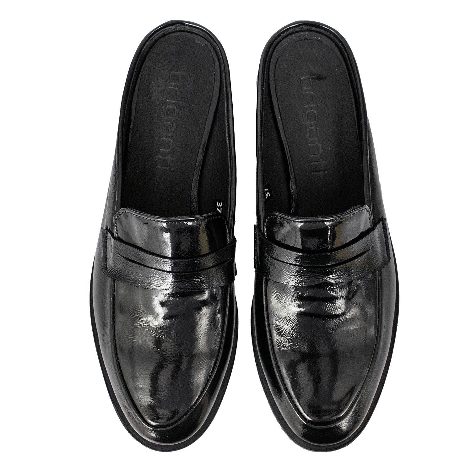 ZUECO BARCA NEGRO CHAROL