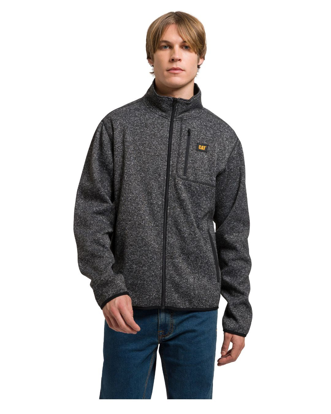 Sweater de polar full zip