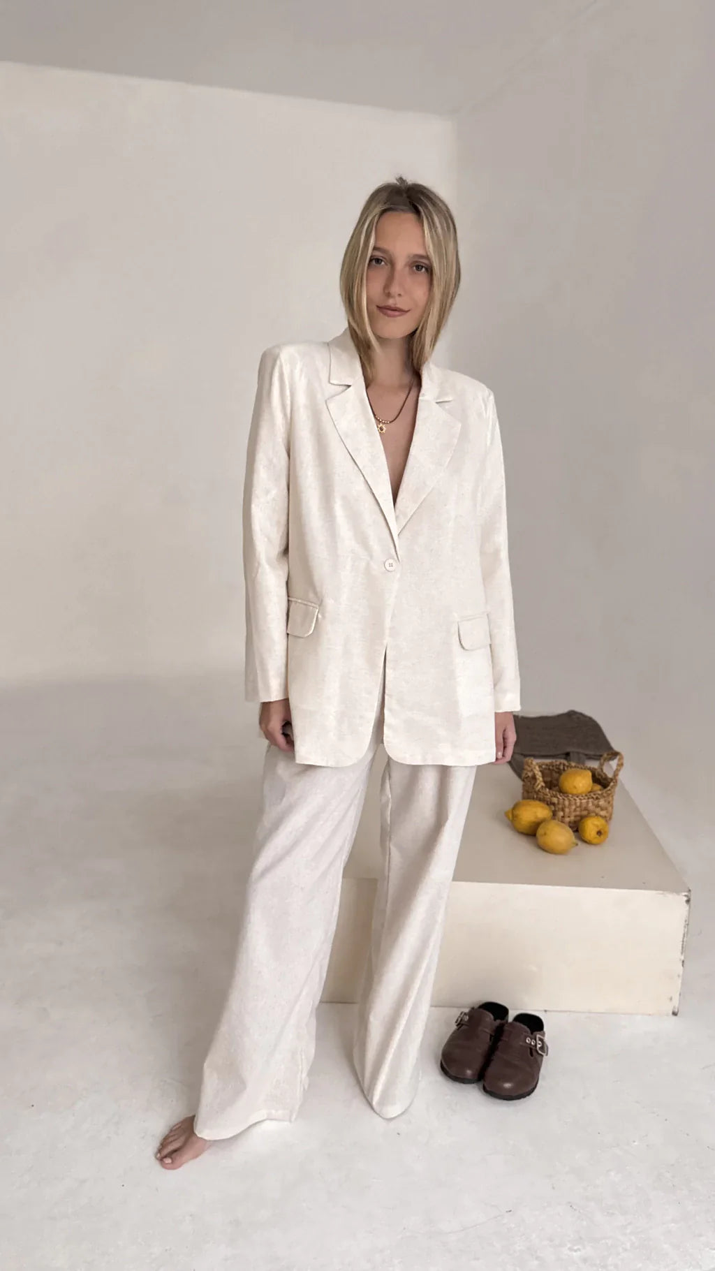 Blazer AMALFI lino (color linen)