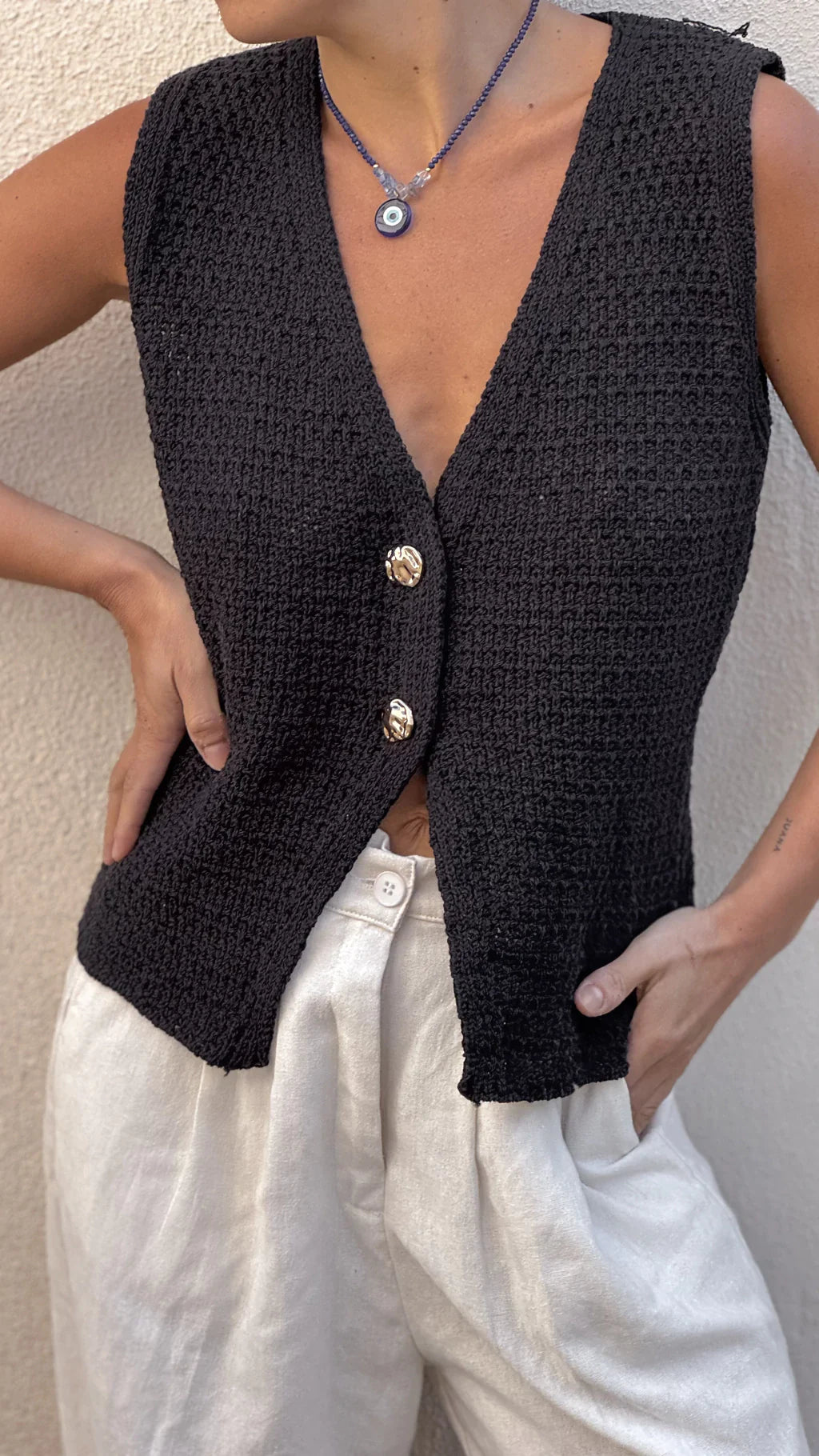 Chaleco MALÁGA (negro)