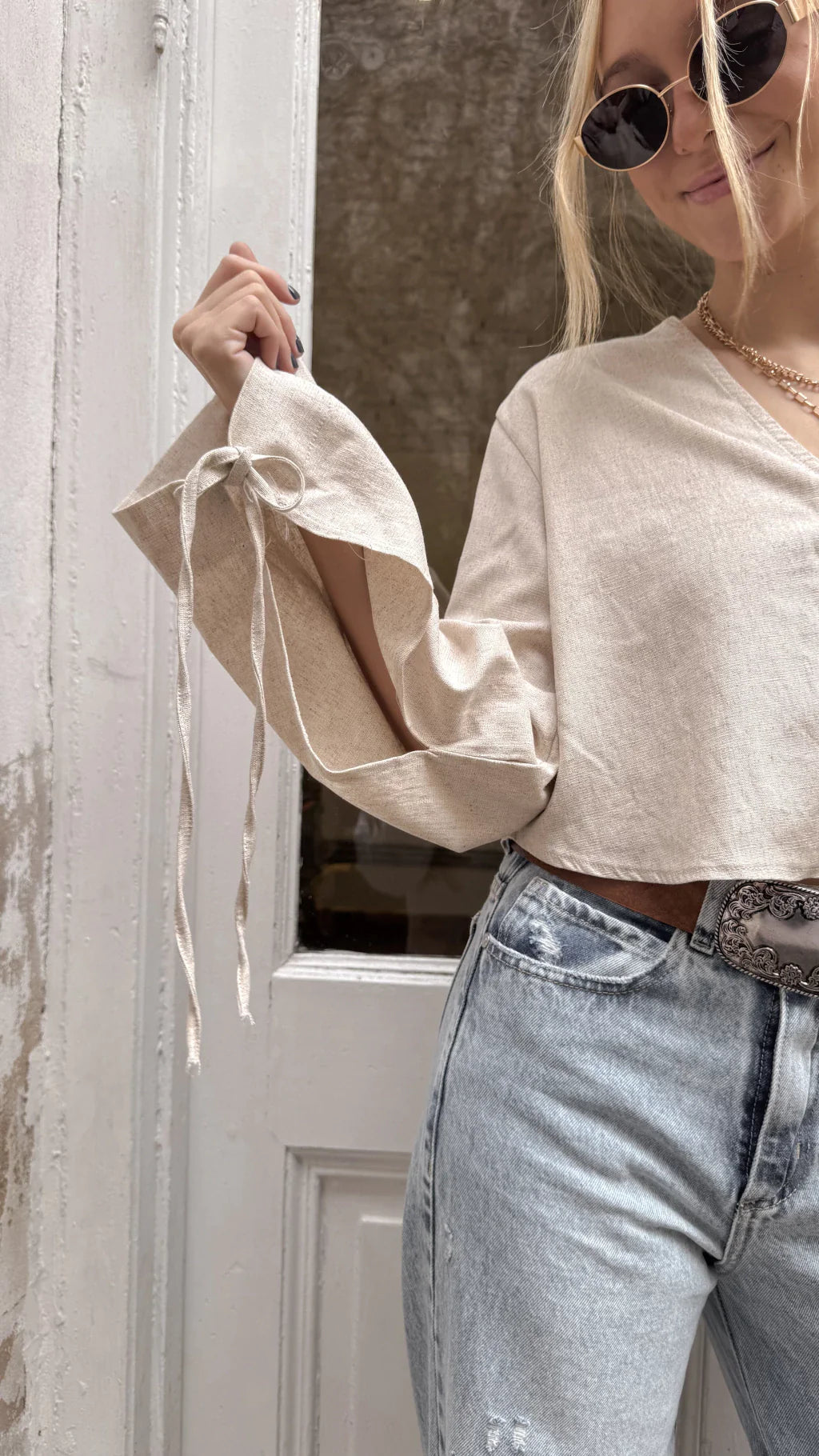 Blusa MILLIE (Beige)