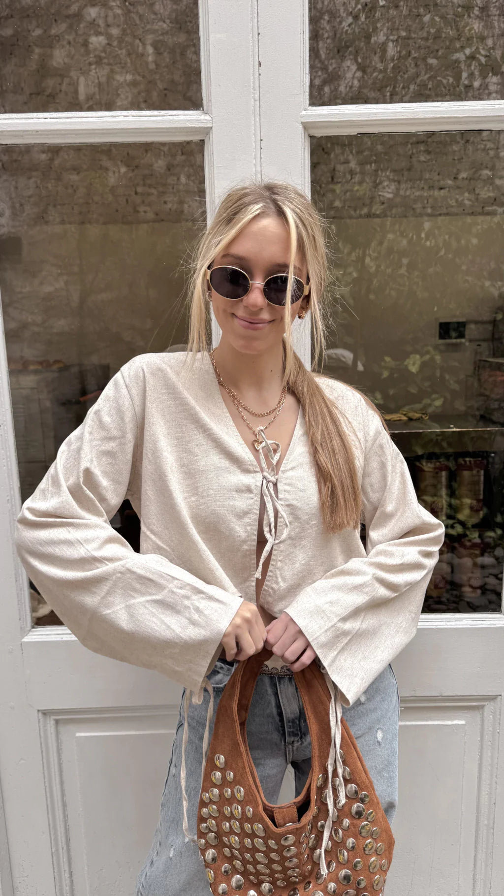 Blusa MILLIE (Beige)