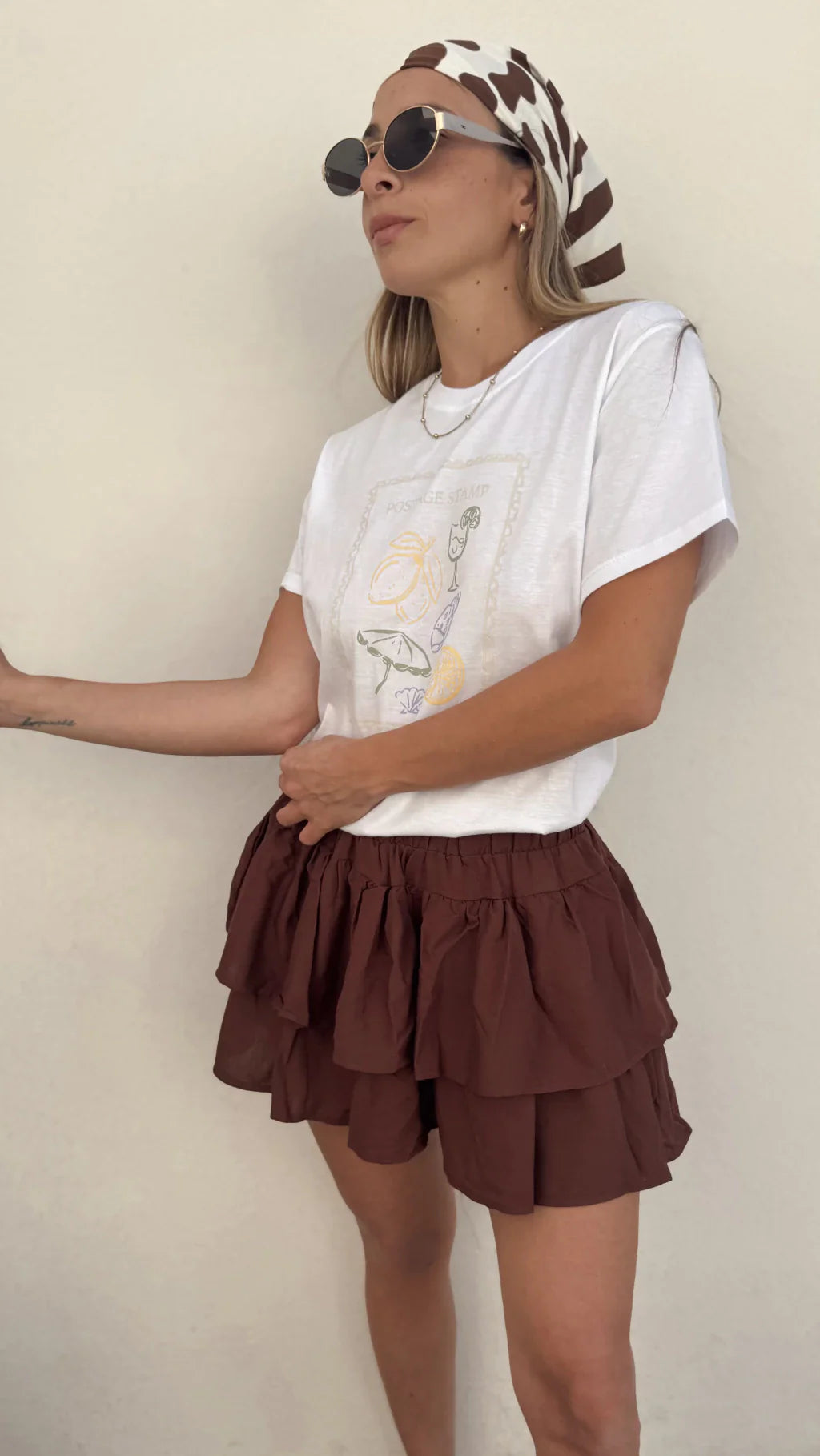 Remera POSTAGE (Blanco)