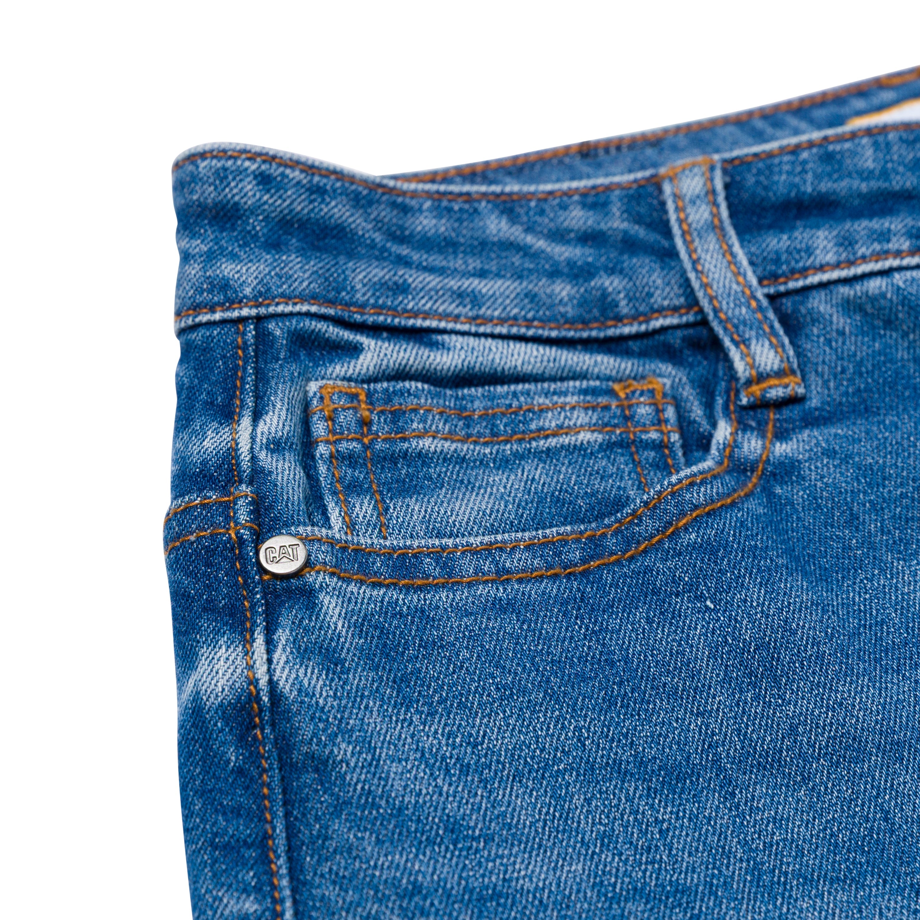 SHORT DENIM HIGH RISE COWBOY