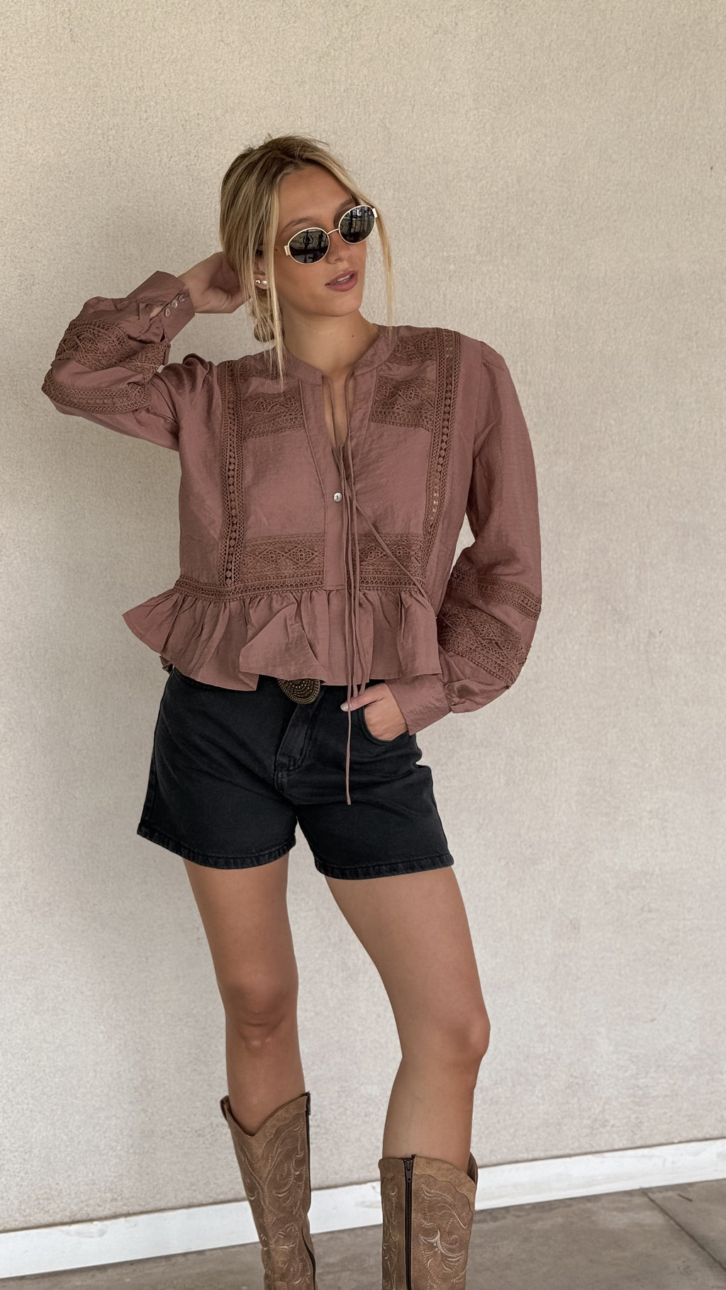 Blusa INDIRA (Choco)