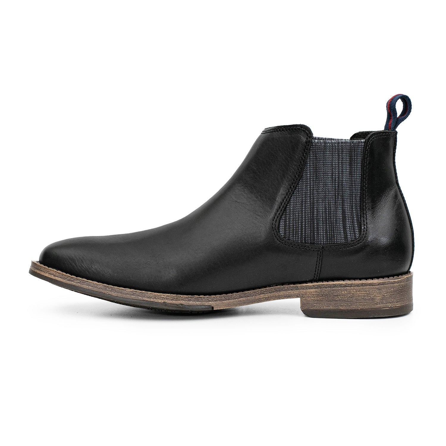 BOTA TORRES NEGRA Y BEIGE
