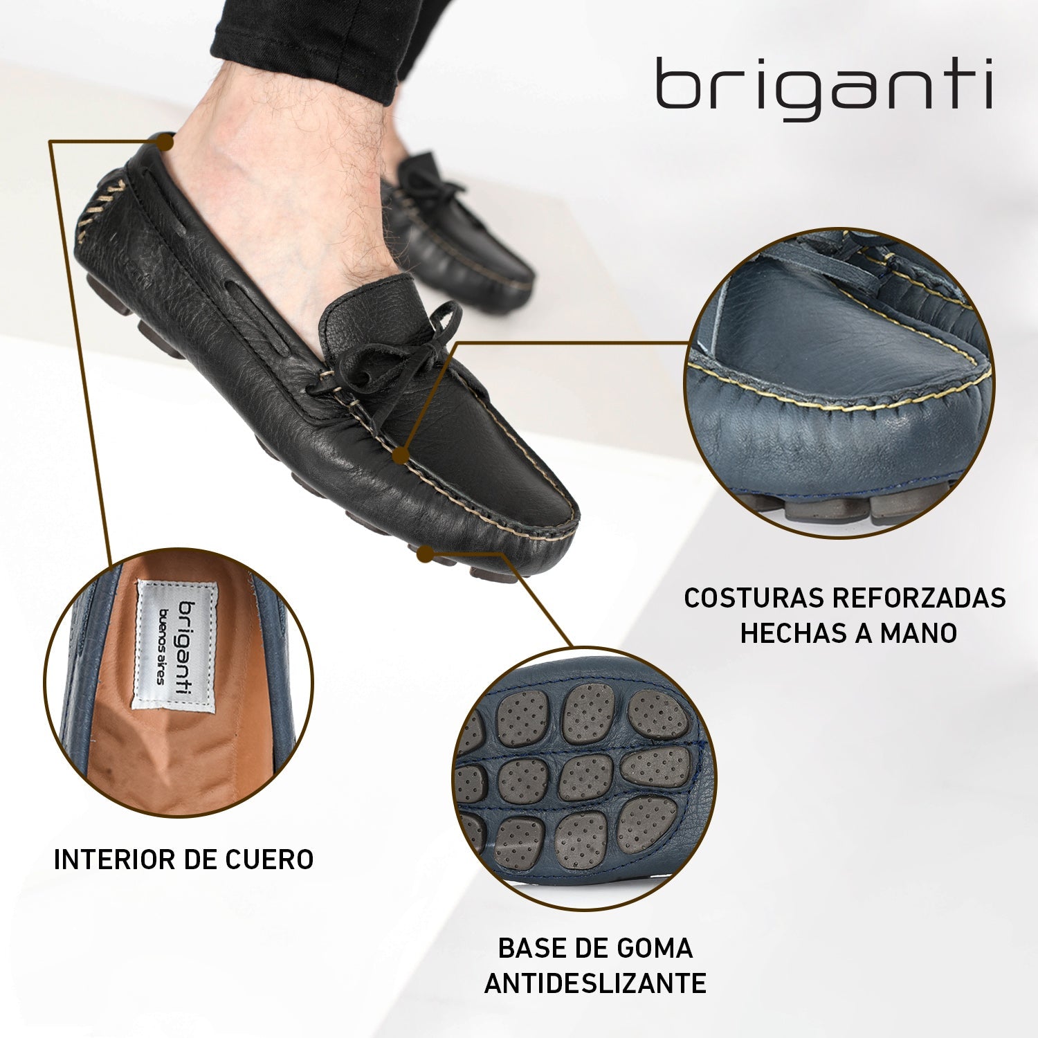 MOCASIN CONCORDIA NEGRO