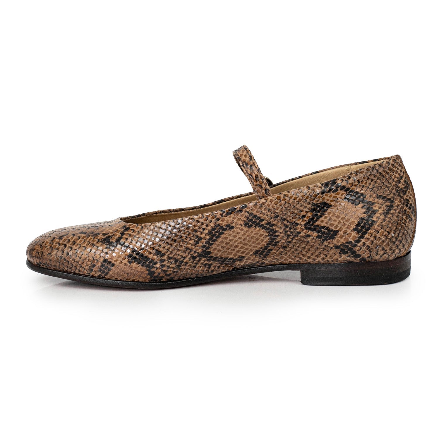 CHATITA LIRIO MARRON CROCO