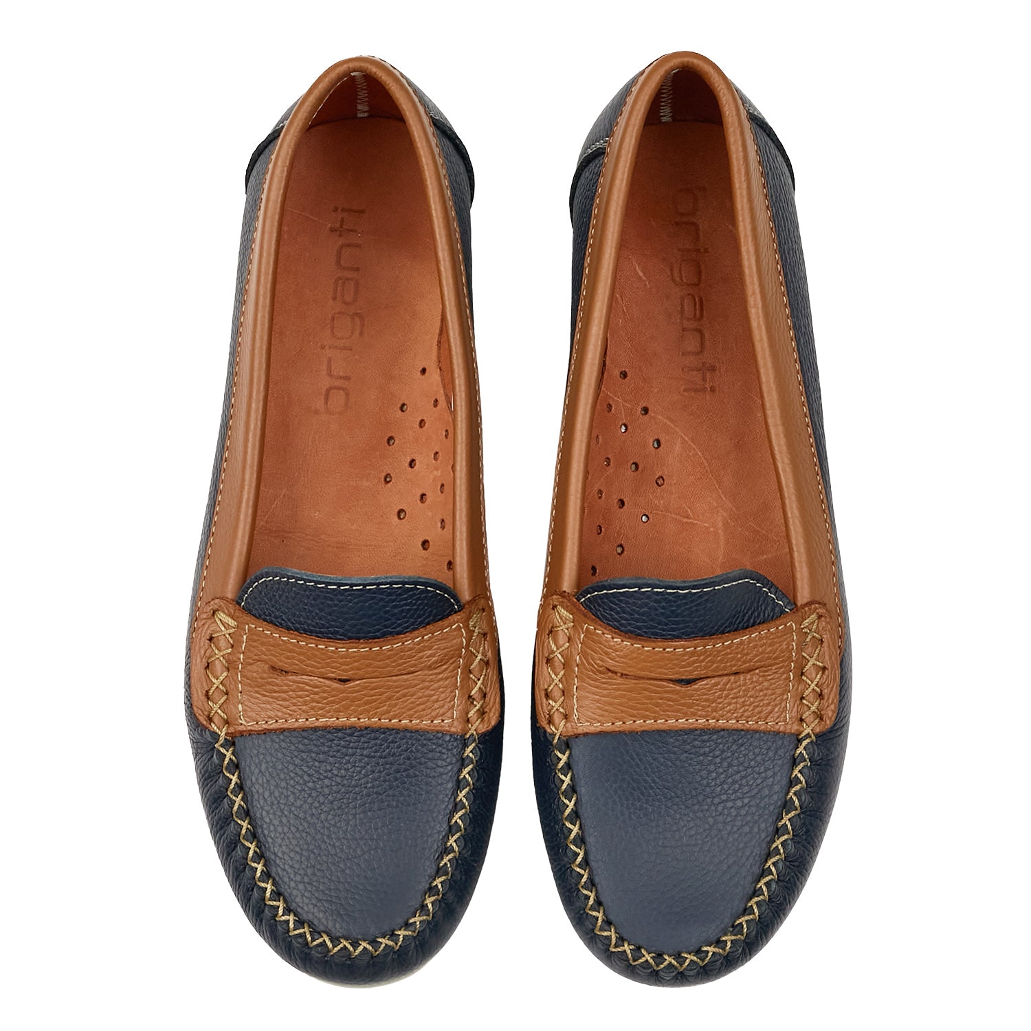 MOCASIN PAMPA AZUL SUELA