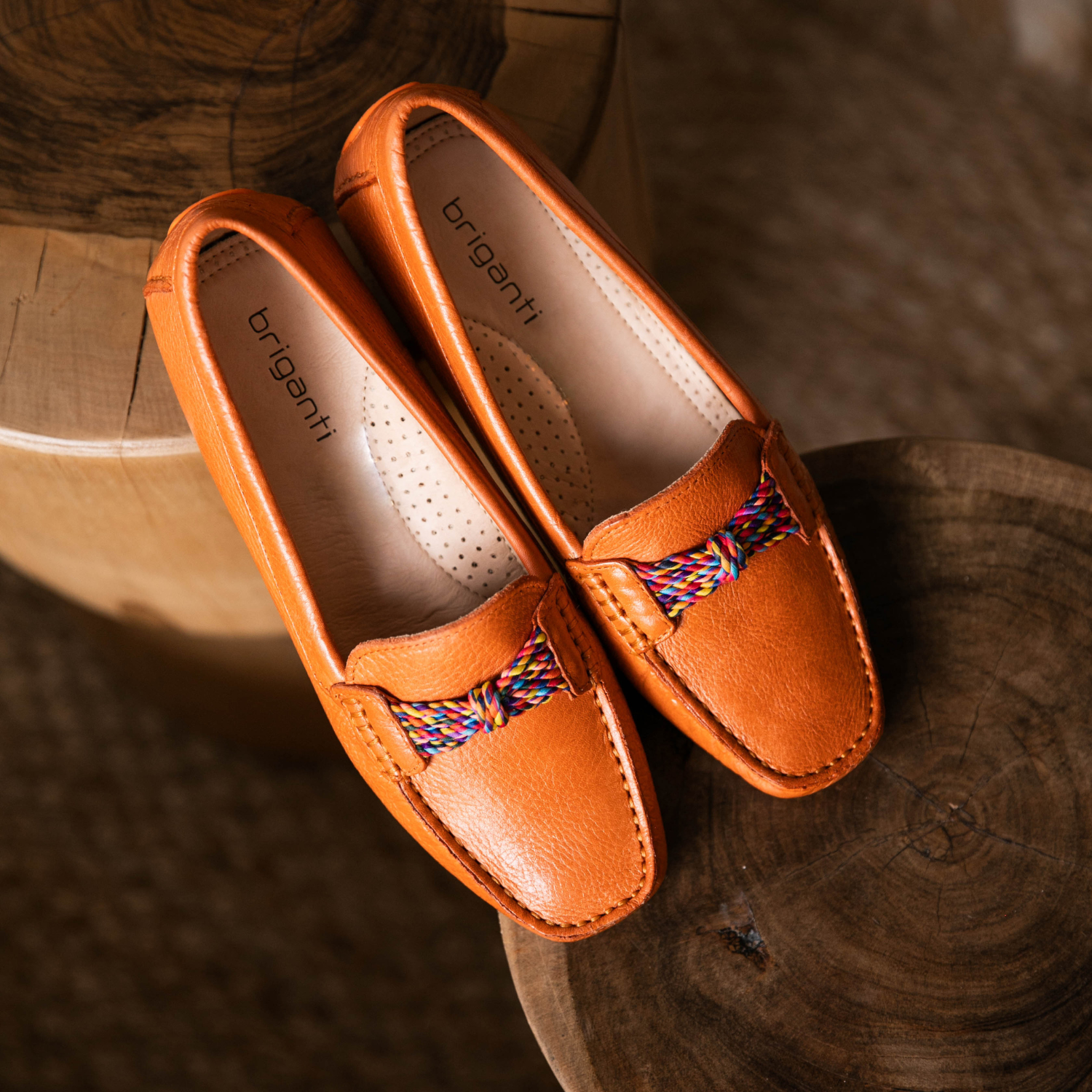 MOCASIN FOSTER NARANJA