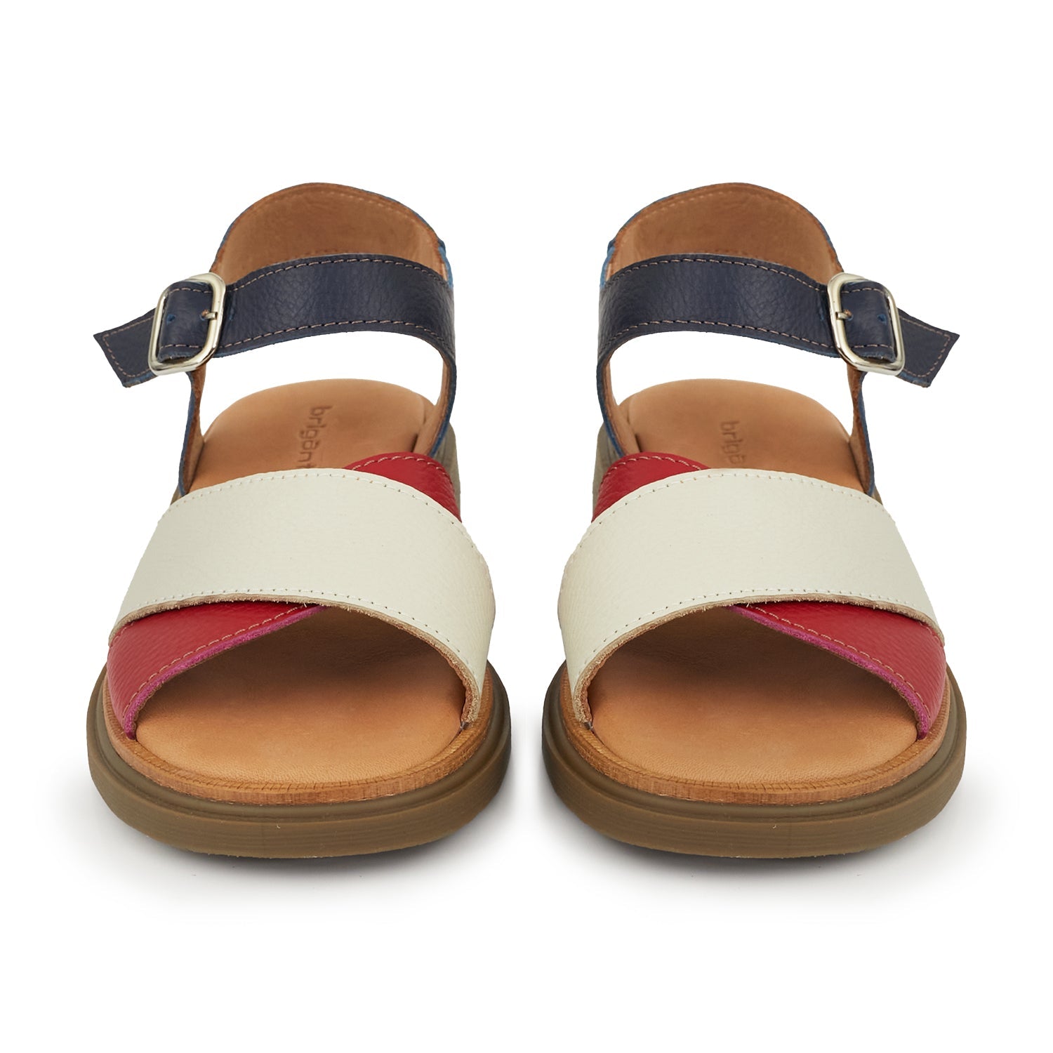 SANDALIA CHENOR AZUL Y NATURAL