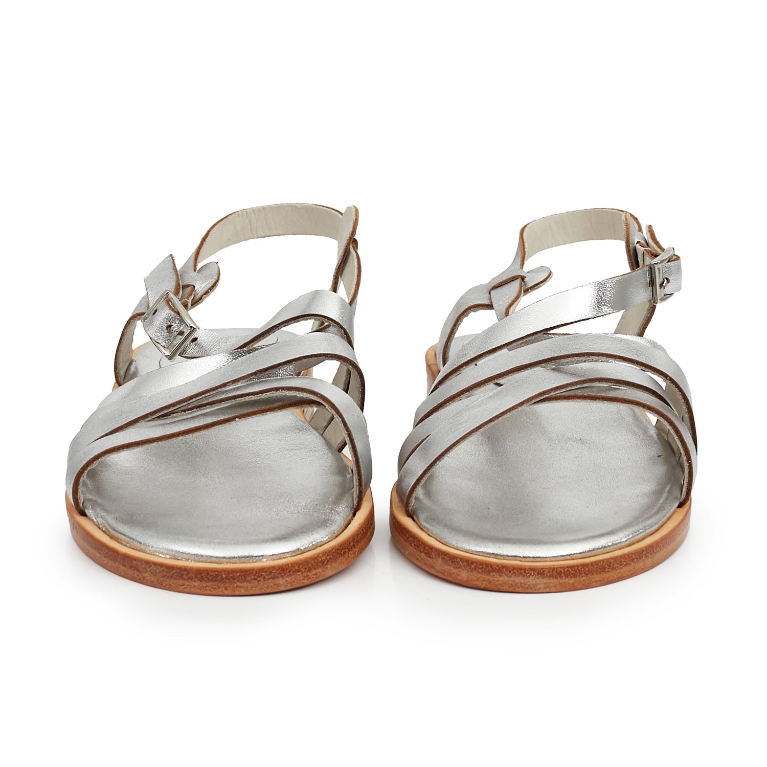 SANDALIA ANGUL PLATA