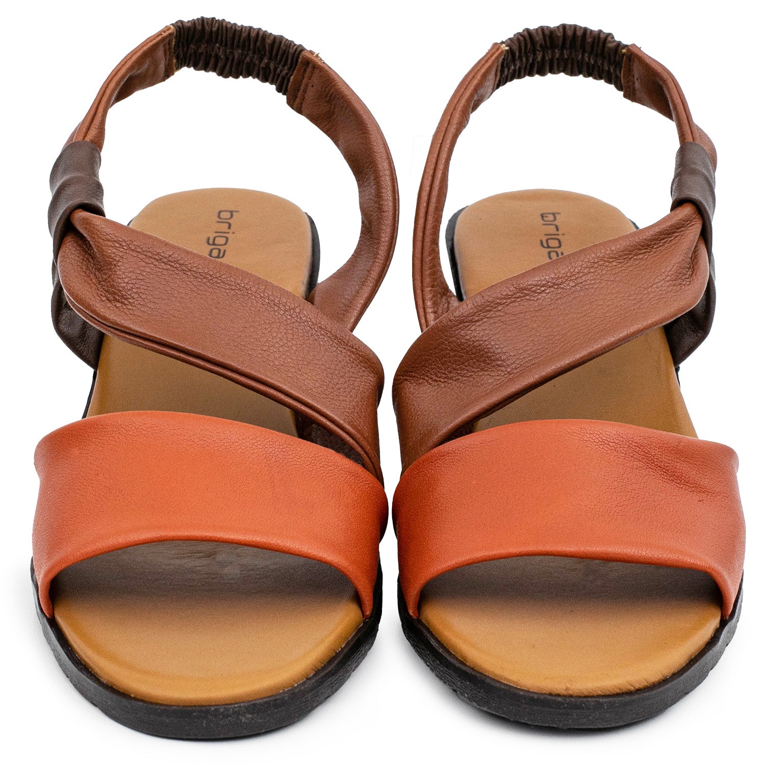 SANDALIA NOGAN MARRON