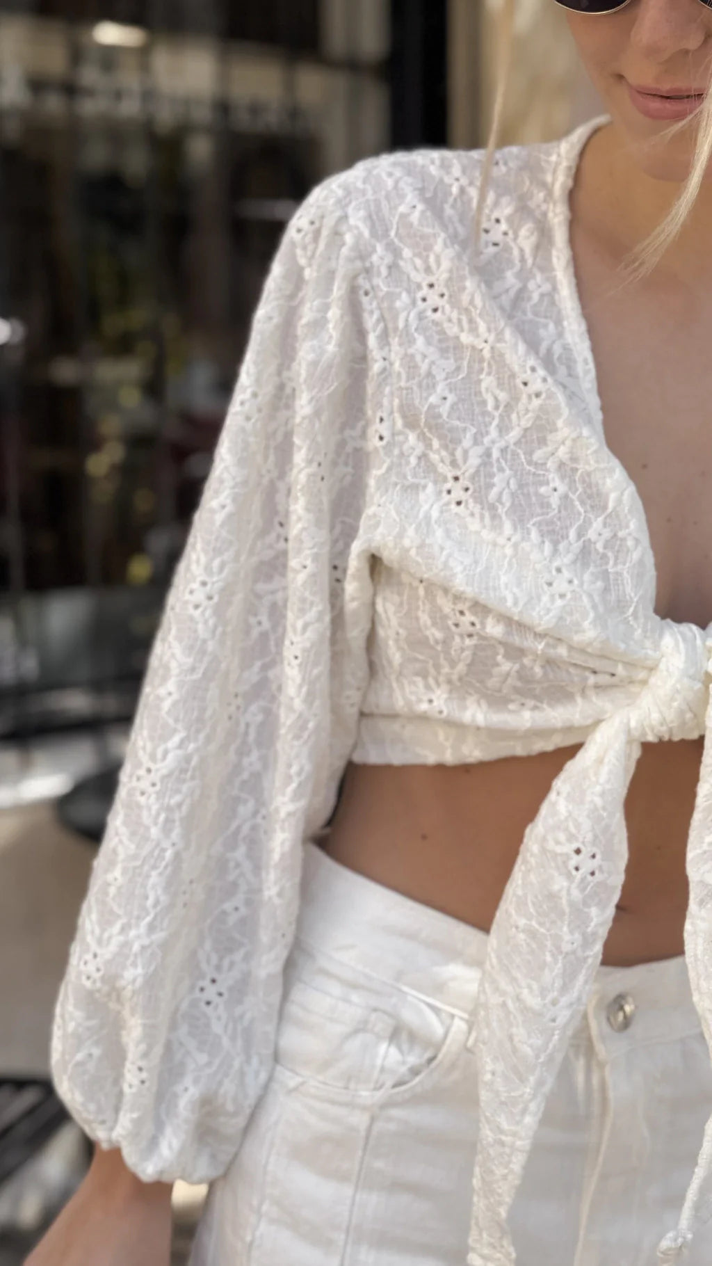 Blusa ACACIA (off white)