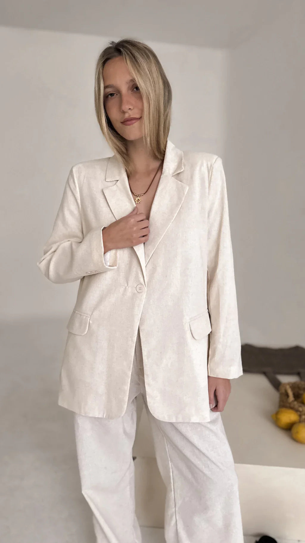 Blazer AMALFI lino (color linen)