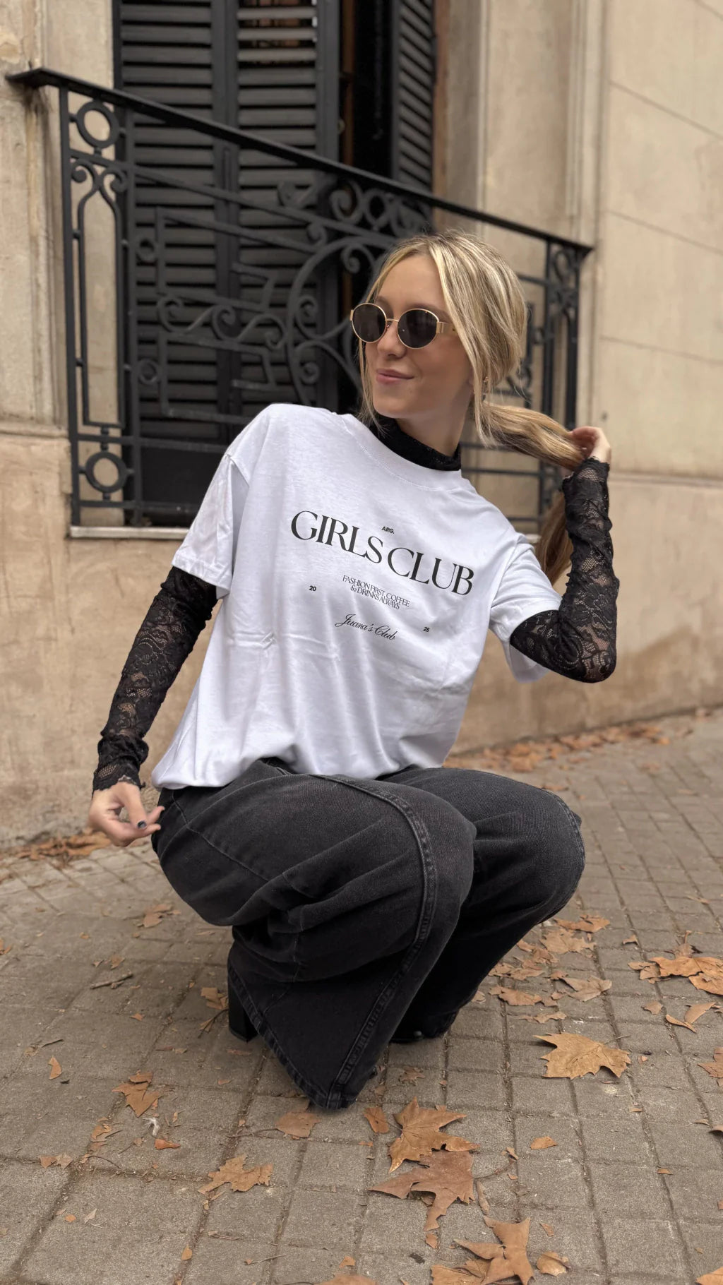 Remera ARG NEGRA (corte over)