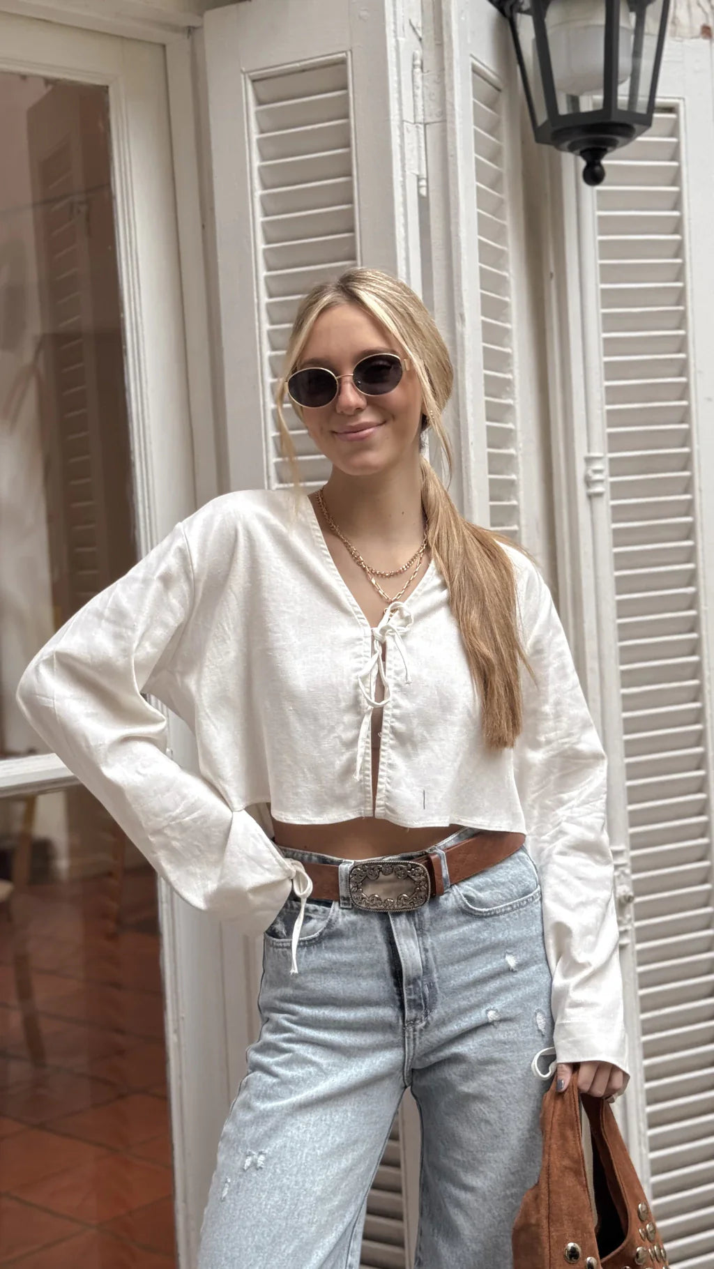 Blusa MILLIE (Blanco)