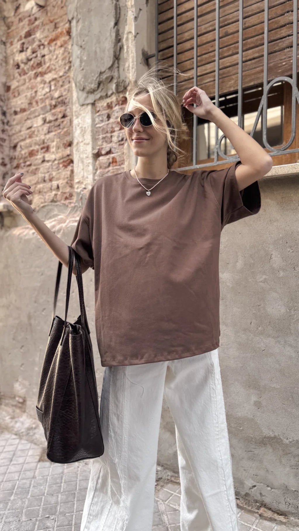 Basica over KNIT (Choco)