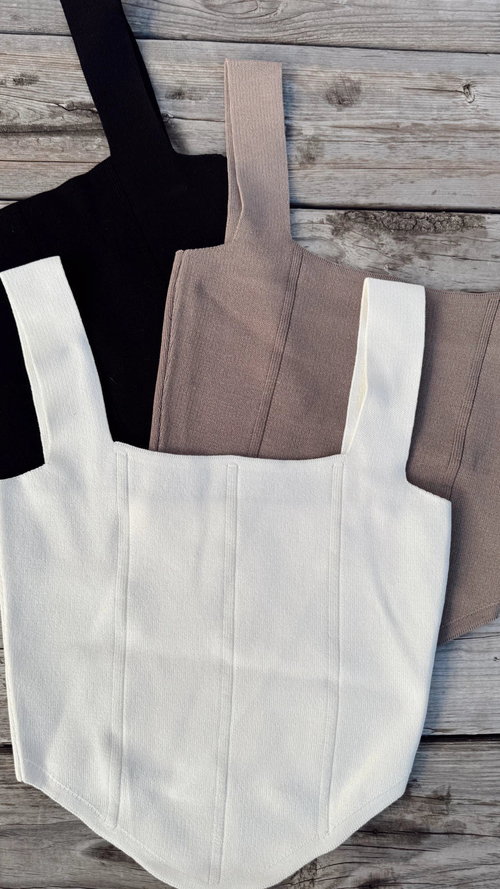 Corset tejido - (crudo)